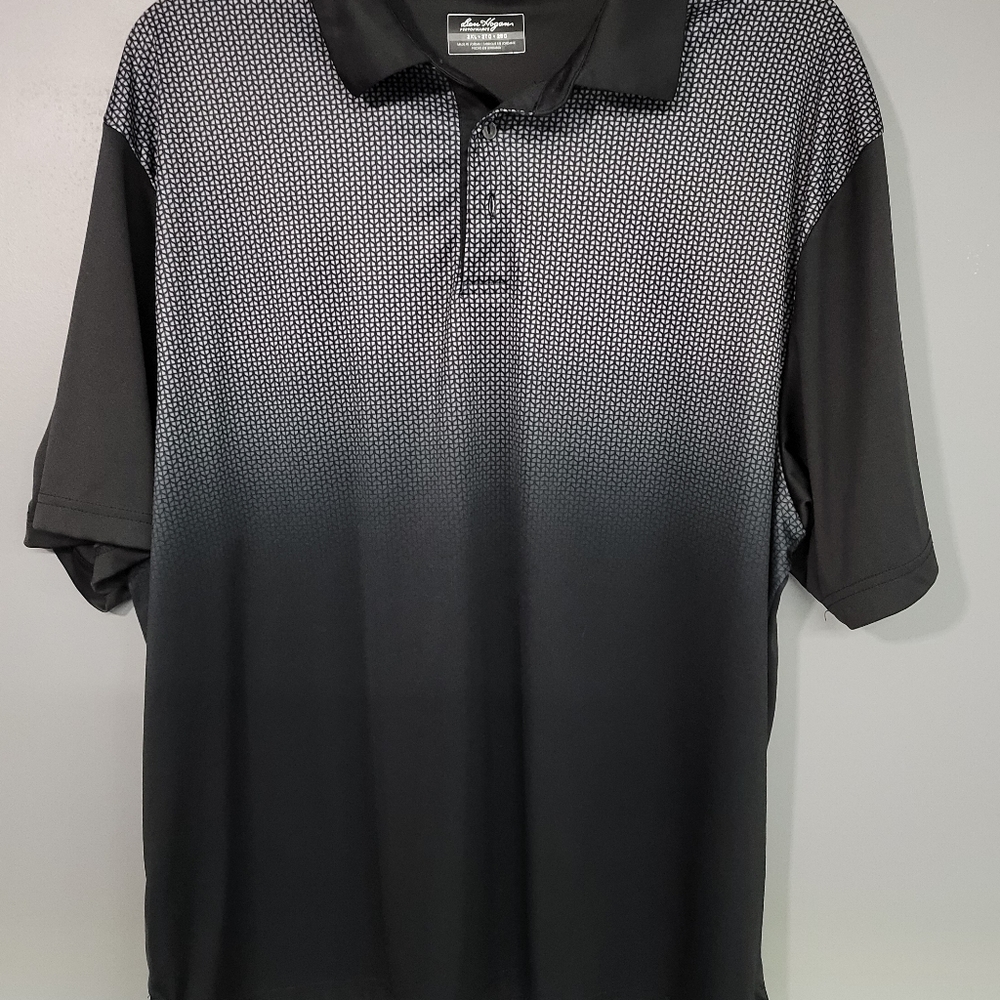 Men's Ben Hogan Performance 2XL black 3 button polo